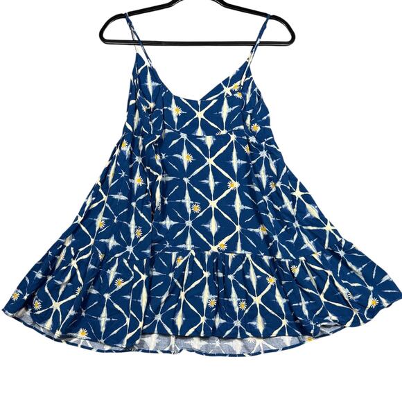 Urban Outfitters Blue Daisy Print Mini Sundress | Size S - Picture 4 of 6